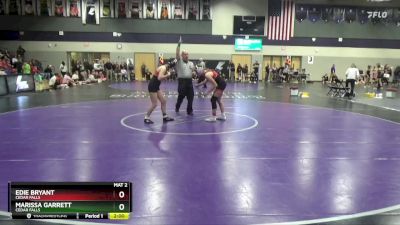 JV-8 lbs Round 3 - Edie Bryant, Cedar Falls vs Marissa Garrett, Cedar Falls