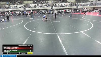 85 lbs Cons. Round 1 - Treyton Becker, Auburndale vs Jameson Schissel, Outlaw Wrestling Club