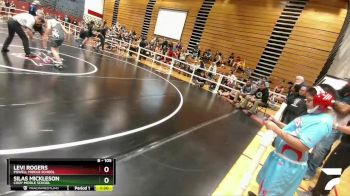 105 lbs Champ. Round 1 - Levi Rogers, Powell Middle School vs Silas Mickleson, Cody Middle School