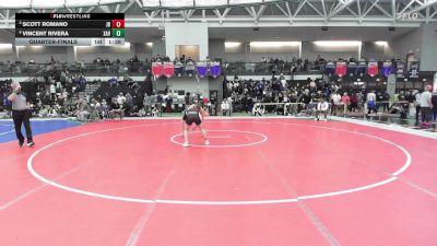 150 lbs Quarterfinal - Scott Romano, Joel Barlow vs Vincent Rivera, Xavier