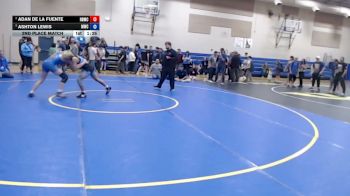132 lbs 2nd Place Match - Adan De La Fuente, Nyssa Bulldog Mat Club vs Ashton Lewis, Middleton Wrestling Club