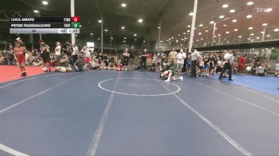 68 lbs Round 3 (6 Team) - Peter Pasqualichio, The Outsiders vs Luca Amato, Team Tugman WC