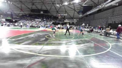 Girls 3A 140 lbs Champ. Round 2 - Lyla Klingler, Peninsula (Girls) vs Julianna Jones, Mountain View (Girls)