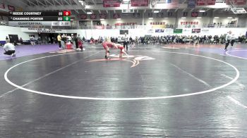 141 lbs Quarterfinal - Reese Courtney, Grand View (Iowa) vs Channing Porter, Arizona Christian University