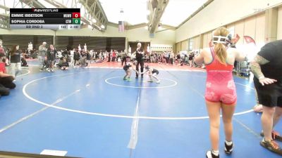 60 lbs Rr Rnd 3 - Emmie Ibbetson, MGW Surf Savages vs Sophia Cordoba, Cordoba Trained Girls