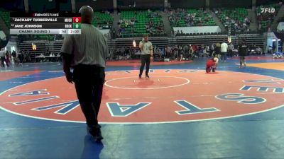 6A 126 lbs Champ. Round 1 - Zackary Turberville, Muscle Shoals vs Jake Johnson, Buckhorn