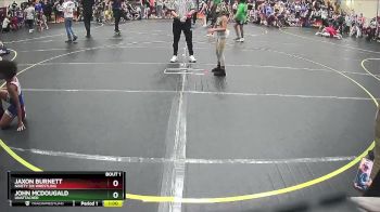 70 lbs Champ. Round 1 - Jaxon Burnett, Ninety Six Wrestling vs John McDougald, Unattached