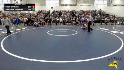138 lbs Champ. Round 2 - Matthew Tompkins, Long Beach Gladiators Wrestling vs Zion Garelick, Mat Creatures Wrestling Club