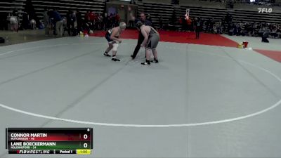215 lbs Placement (4 Team) - Connor Martin, Hutchinson vs Lane Boeckermann, Holdingford