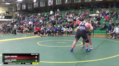 285 lbs Cons. Round 5 - David Grimes, Cvca vs Lucas Ward, Springboro