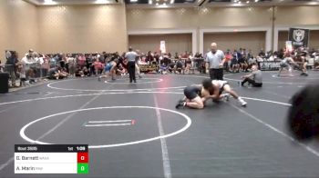 157 lbs Round Of 64 - Gabe Barnett, Wasatch WC vs Alex Marin, Paw