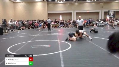 157 lbs Round Of 64 - Gabe Barnett, Wasatch WC vs Alex Marin, Paw