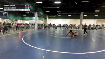 120 lbs Consi Of 128 #2 - Steven Maitre, MA vs Cannon Farrar, AZ