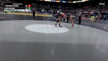 190 lbs Champ. Round 2 - Jeramiah Palmer, Sandpoint vs Kade McEwen, Eagle