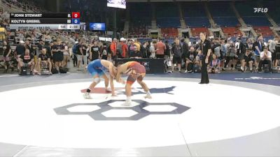 138 lbs Champ. Rd Of 256 - John Stewart, AL vs Koltyn Grebel, ND