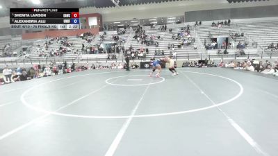 76 Finals kg Champ. Round 3 - Shenita Lawson, Cardinal WC vs Alexandria Alli, USOPTC Women's Resident Freestyle Program