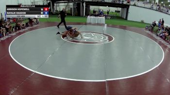 125 lbs Natalie Hagood, South Carolina vs Addison Hopewell, Virginia