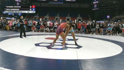 170 lbs Champ. Rd Of 16 - Ciyanna Okocha, Pennsylvania vs Mya Dobrinski, Oklahoma