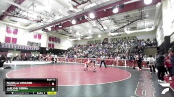 100 lbs Champ. Round 1 - Isabella Navarro, Lawndale vs Jaelynn Serna, Apple Valley