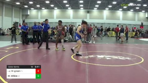 132 lbs Consolation - James Mcclain-green, TX vs Martin Wilkie, MT