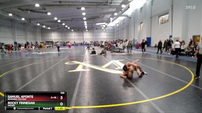 125 lbs Cons. Semi - Samuel Aponte, Roanoke College vs Rocky Finnegan, Wilkes