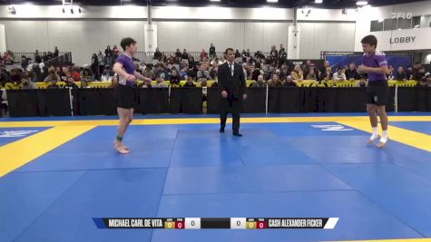 Cash Alexander Ficker vs Michael Carl De Vita 2024 World IBJJF Jiu-Jitsu No-Gi Championship