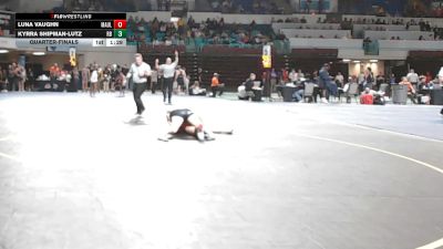 190 lbs Quarterfinal - Luna Vaughn, Mauldin vs Kyrra Shipman-Lutz, River Bluff