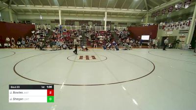 132 lbs Round Of 32 - Jayden Bowles, Jesuit High School - Tampa vs Jack Ghegan, The Lovett School