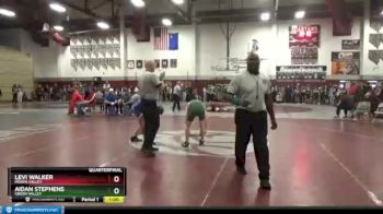 88 lbs Quarterfinal - Levi Walker, Moapa Valley vs Aidan Stephens, Green Valley