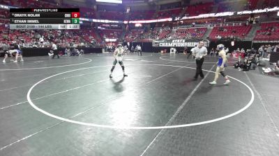 144 lbs Quarters - Ethan Immel, Kewaskum vs Drayk Nolan, Chilton/Hilbert