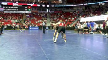1A-215 lbs Cons. Round 3 - Jacob Walerius, Lisbon vs Kamdyn Kraklio, Durant