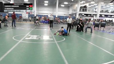 66 lbs Round Of 32 - Carson Ainsburg, Iron Faith WC vs Tj Brennan, Shipbuilders WC