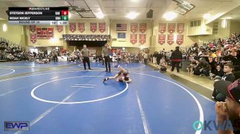 70 lbs Round Of 16 - Stetson Jefferson, Raw Wrestling Club vs Noah Nicely, Morris Wrestling Association