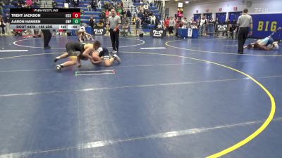 155 lbs Consy 4 - Trent Jackson, Kiski Area vs Aaron Hansen, Omp