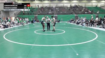 165 lbs Round 1 (16 Team) - Carson McMillan, Carrollton vs Cheveiyo Barber, Colquitt County