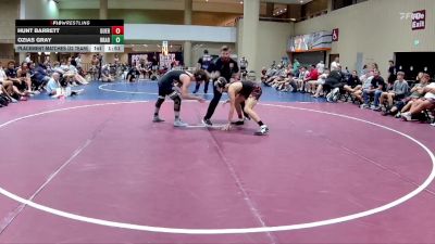 132 lbs Placement Matches (32 Team) - Ozias Gray, BRAWL Black vs Hunt Barrett, Guerilla WC