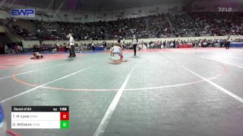 150 lbs Round Of 64 - Ty Hidalgo-Lane, Comanche Indians vs Garrett Williams, Team Choctaw