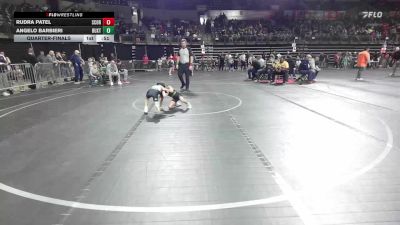 50 lbs Quarterfinal - Rudra Patel, Scorpions vs Angelo Barbieri, Buxton (NJ)