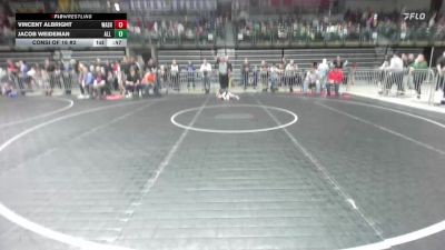 55 lbs Consi Of 16 #2 - Vincent Albright, Washington Twp vs Jacob Weideman, All I See Is Gold Academy