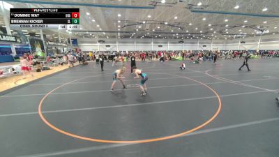 150 lbs Cons. Round 5 - Brennan Kicker, Unattached vs Dominic Way, Unattached