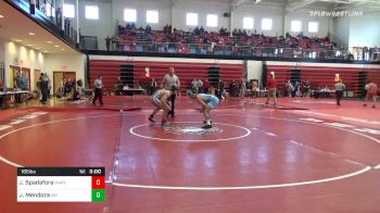 165 lbs Prelims - Jonathan Spadafora, Maryland vs Jacob Mendoza, Air Force Prep
