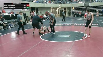 127 lbs Round 3 (4 Team) - Jack Grygelko, Centennial, MN vs Brett Crowley, Vacaville, CA