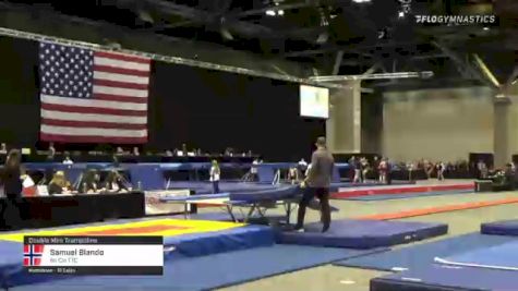 Samuel Blando - Double Mini Trampoline, So Cal TTC - 2021 USA Gymnastics Championships