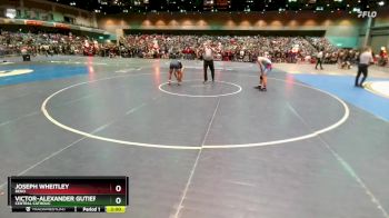 150 lbs Champ. Round 1 - Joseph Wheitley, Reno vs Victor-Alexander Gutierrez, Central Catholic