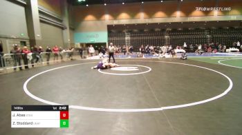 149 lbs Round Of 16 - Jaden Abas, Stanford vs Zane Stoddard, UNATT-SFSU