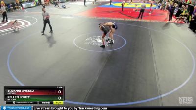 Champ. Round 1 - Kellen Lovitt, Milford vs Yovanni Jimenez, Mitchell