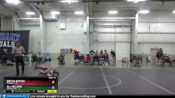 84 lbs Finals (2 Team) - Bryce Boyer, Kraken vs Eli Nelson, Ranger WC