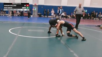 132 lbs Cons. Round 2 - Shai Sabag, Germantown Academy vs Kaquan Holland, William Penn