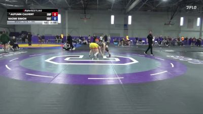 180 lbs 1st Place Match - Naomi Simon, Unattached vs Autumn Calvert, Simpson