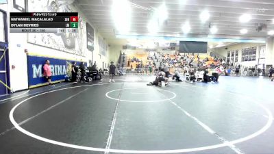 150 lbs Champ. Round 1 - Nathaniel Macalalad, Servite vs Dylan DeVries, La Mirada
